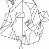 Fred Bugs, Geometric Abstract Zeichnung, 2016, Stift auf Papier