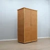 Freistehender Vintage Kleiderschrank aus Bambus & Rattan von Dal Vera, 1970er