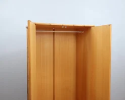 Freistehender Vintage Kleiderschrank aus Bambus & Rattan von Dal Vera, 1970er