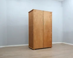 Freistehender Vintage Kleiderschrank aus Bambus & Rattan von Dal Vera, 1970er