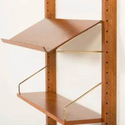Freistehendes Wandregal aus Teak von Poul Cadovius für Cado, 1960er