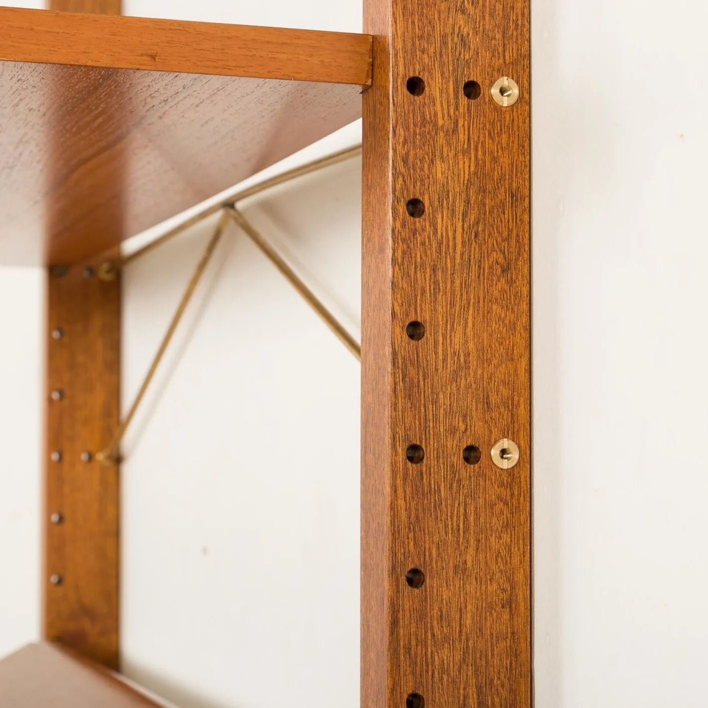 Freistehendes Wandregal aus Teak von Poul Cadovius für Cado, 1960er