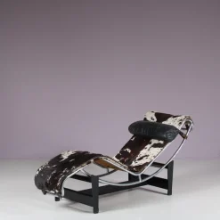 Frühe LC4 Chaiselongue von Le Corbusier, Pierre Jeanneret und Charlotte Perriand, Frankreich, 1930er