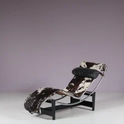 Frühe LC4 Chaiselongue von Le Corbusier, Pierre Jeanneret und Charlotte Perriand, Frankreich, 1930er