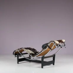 Frühe LC4 Chaiselongue von Le Corbusier, Pierre Jeanneret und Charlotte Perriand, Frankreich, 1930er