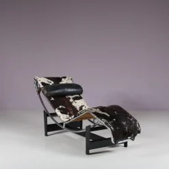 Frühe LC4 Chaiselongue von Le Corbusier, Pierre Jeanneret und Charlotte Perriand, Frankreich, 1930er