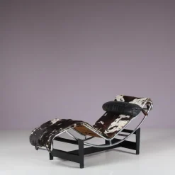 Frühe LC4 Chaiselongue von Le Corbusier, Pierre Jeanneret und Charlotte Perriand, Frankreich, 1930er