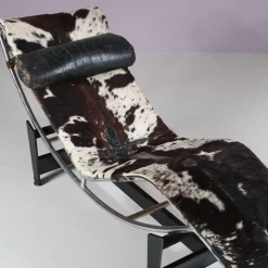 Frühe LC4 Chaiselongue von Le Corbusier, Pierre Jeanneret und Charlotte Perriand, Frankreich, 1930er