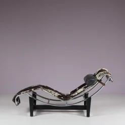 Frühe LC4 Chaiselongue von Le Corbusier, Pierre Jeanneret und Charlotte Perriand, Frankreich, 1930er