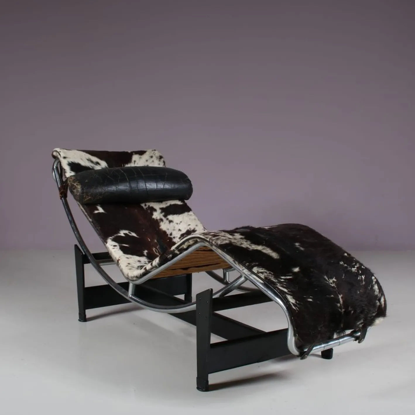 Frühe LC4 Chaiselongue von Le Corbusier, Pierre Jeanneret und Charlotte Perriand, Frankreich, 1930er