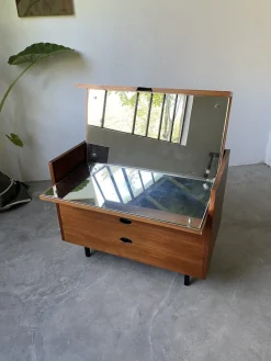 Frisiertisch mit Schubladen von Joseph André Motte für Charron, 1960er