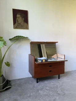 Frisiertisch mit Schubladen von Joseph André Motte für Charron, 1960er