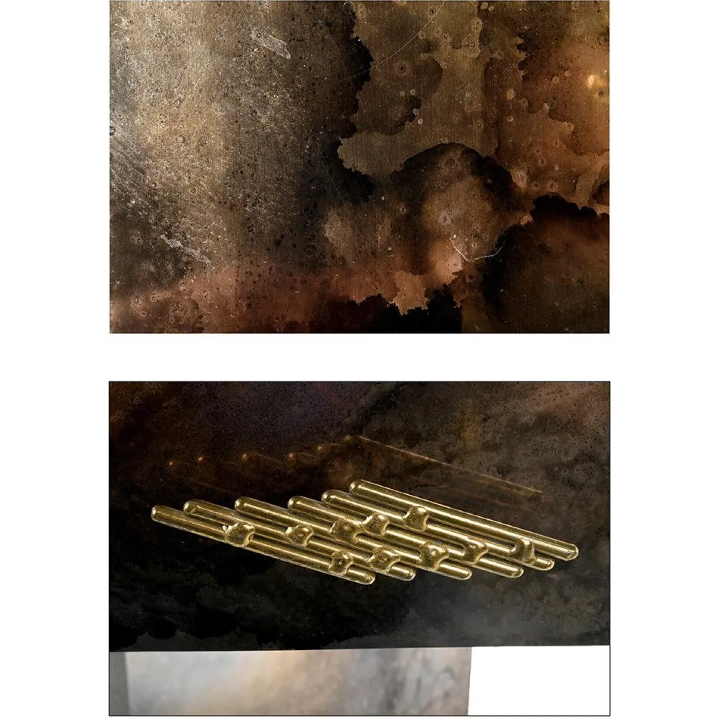 Frisiertisch mit Triptychon Spiegel von Henri Fernandez