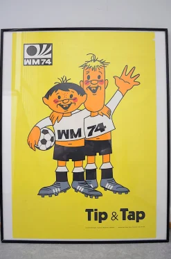 Fußball-Weltmeisterschaft Tip & Tap Poster, 1974