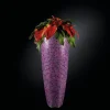 Fuchsia Obice Vase aus Polyethylen mit Bisazza Mosaik von VGnewtrend