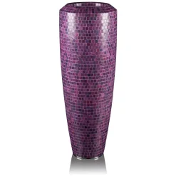Fuchsia Obice Vase aus Polyethylen mit Bisazza Mosaik von VGnewtrend