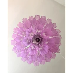 Fuchsia Tronchi Murano Glas Kronleuchter von Simoeng für Simoeng