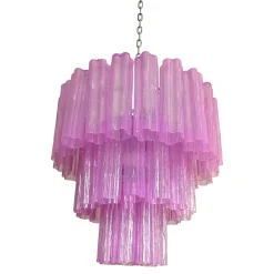 Fuchsia Tronchi Murano Glas Kronleuchter von Simoeng für Simoeng
