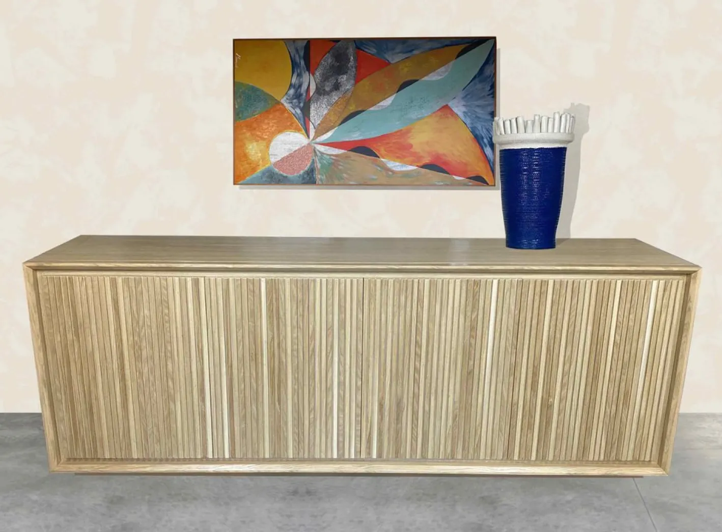 FUGA Sideboard mit 4 Türen von Mascia Meccani für Meccani Design