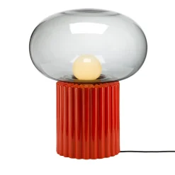 Fungi Stehlampe in Orange von Hanne Willmann für Favius