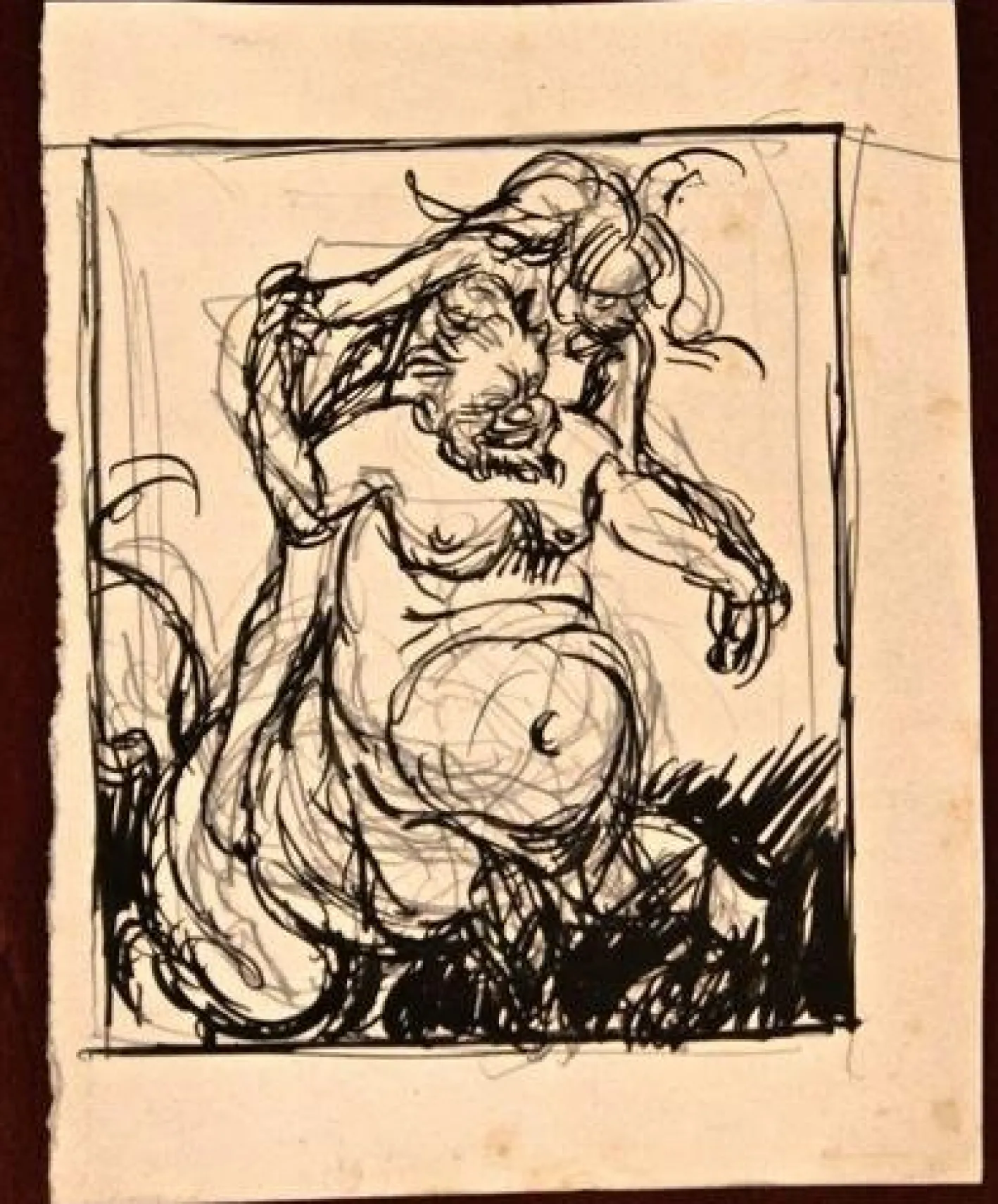 Gabriele Galantara, Demons, 1907, Bleistift und Tinte