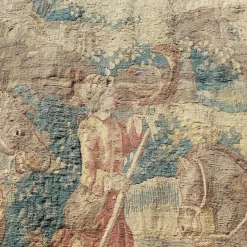 Galant Procession Wollteppich, 18. Jh