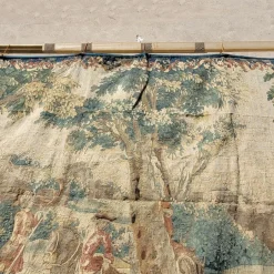 Galant Procession Wollteppich, 18. Jh