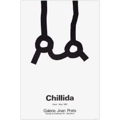Galleria Joan Pats Poster von Eduardo Chillida, 1987