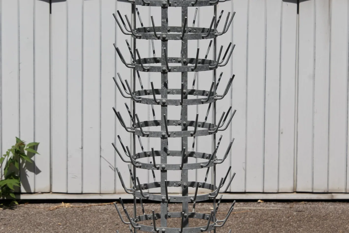 Garderobe aus Metall mit Haken, 1970er