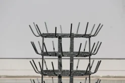Garderobe aus Metall mit Haken, 1970er