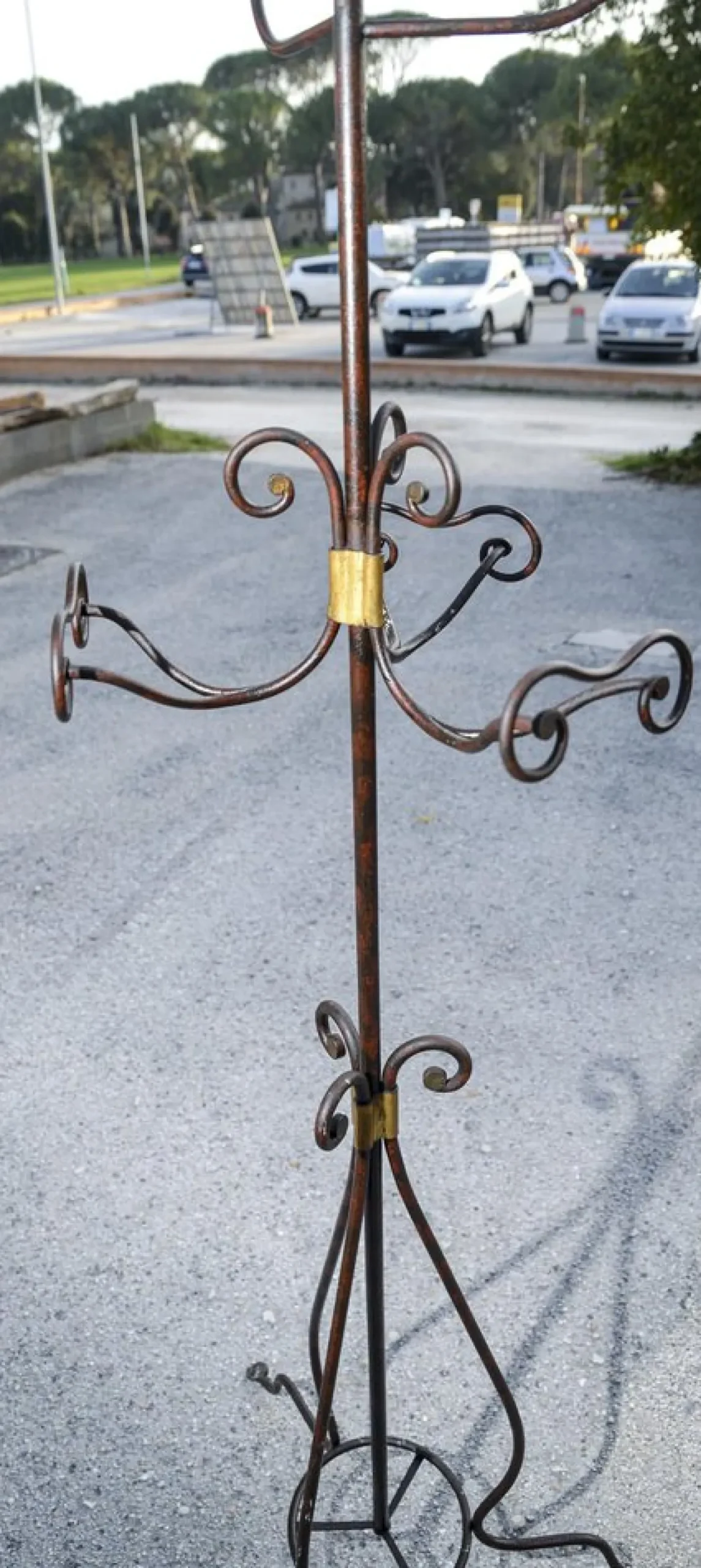 Garderobe aus Schmiedeeisen, 1800er