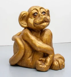 Gartenbrunnen in Steingut-Optik, 1970er