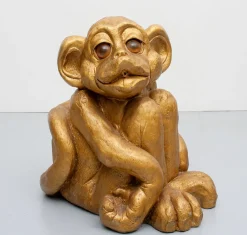 Gartenbrunnen in Steingut-Optik, 1970er