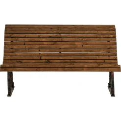 Gartensofa aus Gusseisen & Holz, 1940er
