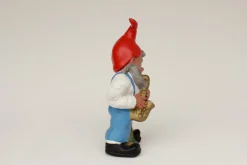 Gartenzwerg mit Saxophon von Heissner, 1980er