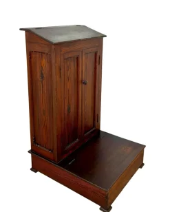 Gebetssäule aus Kiefernholz, 1920er
