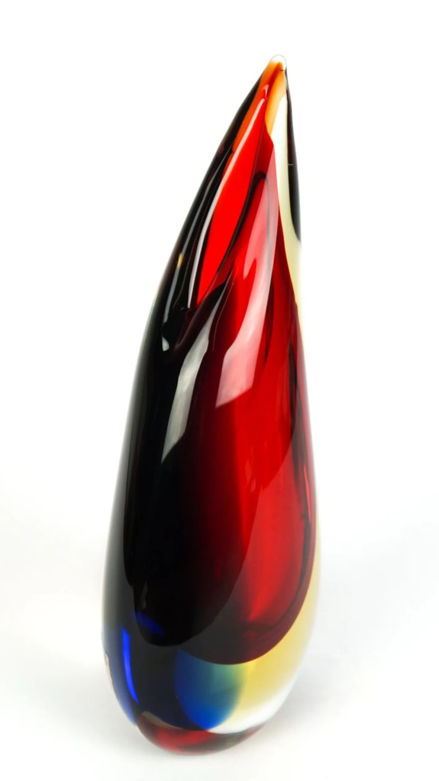 Geblasene Sommerso Murano Glas Vase von Michele Onesto für Made Murano Glass, 2019