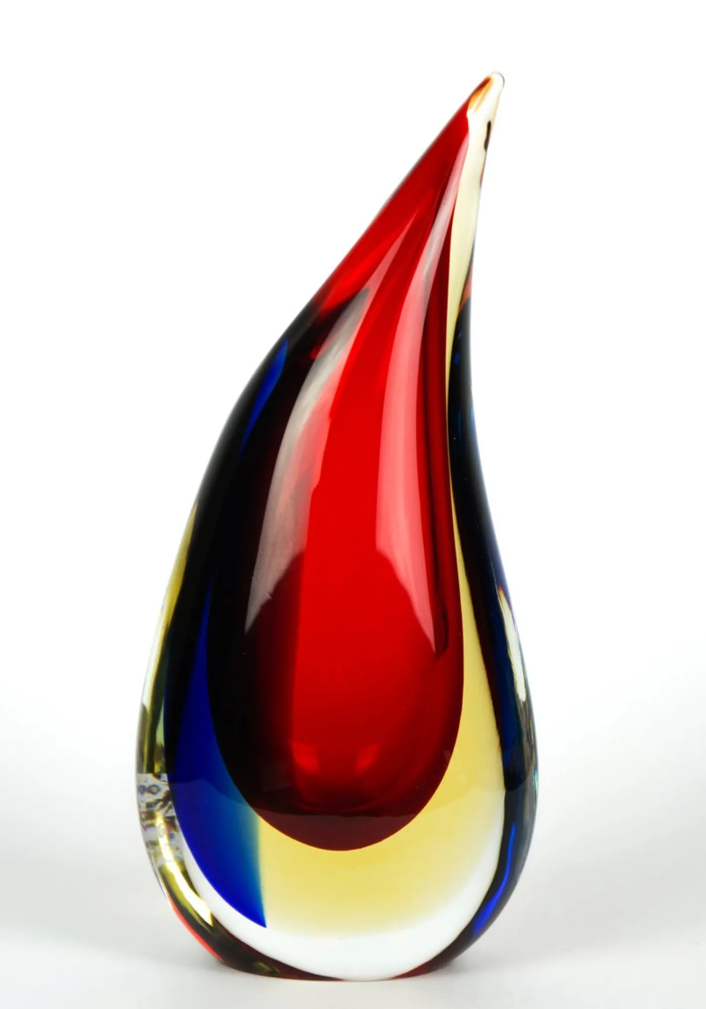 Geblasene Sommerso Murano Glas Vase von Michele Onesto für Made Murano Glass, 2019