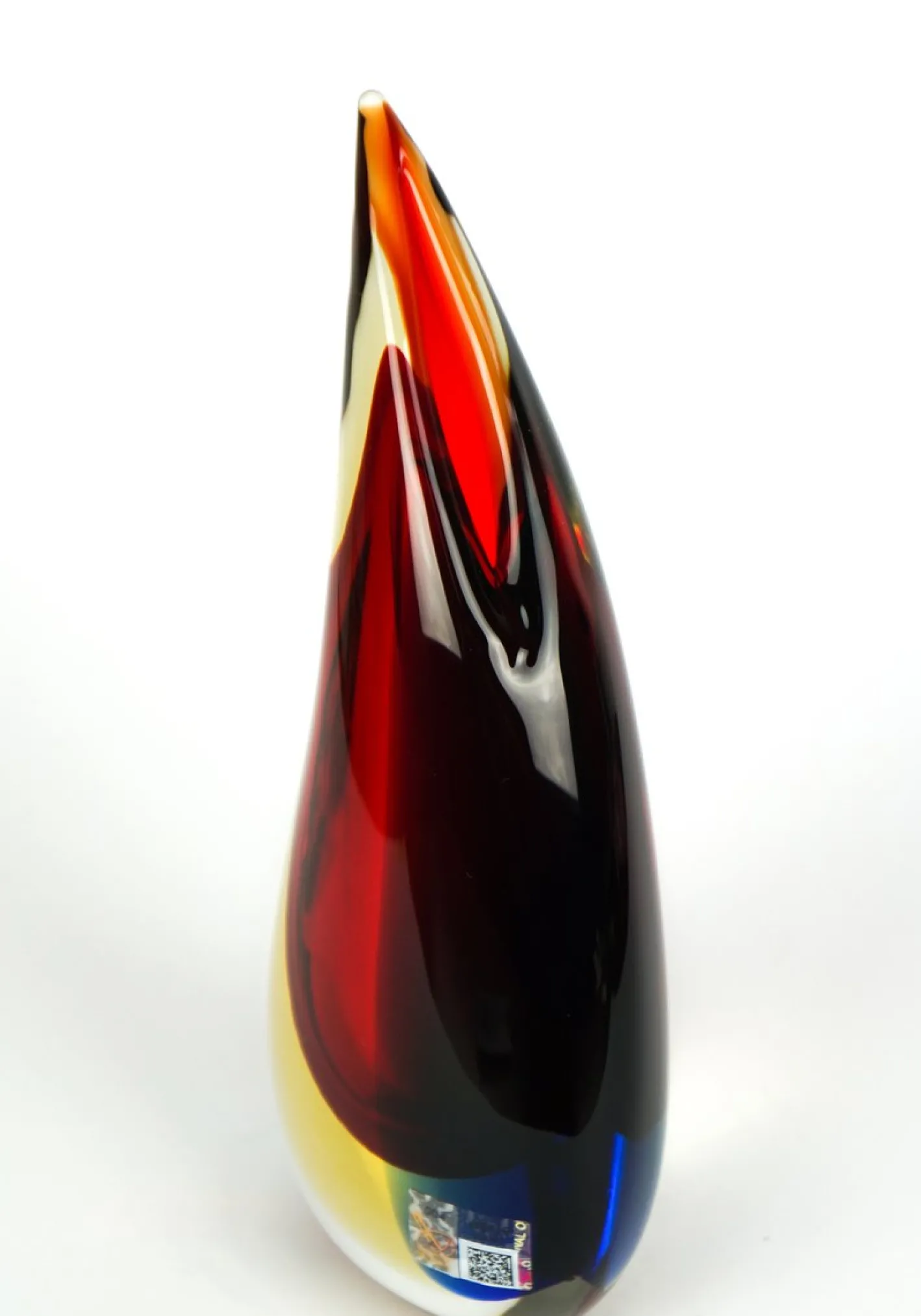 Geblasene Sommerso Murano Glas Vase von Michele Onesto für Made Murano Glass, 2019