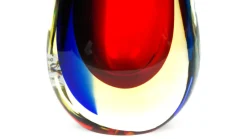 Geblasene Sommerso Murano Glas Vase von Michele Onesto für Made Murano Glass, 2019