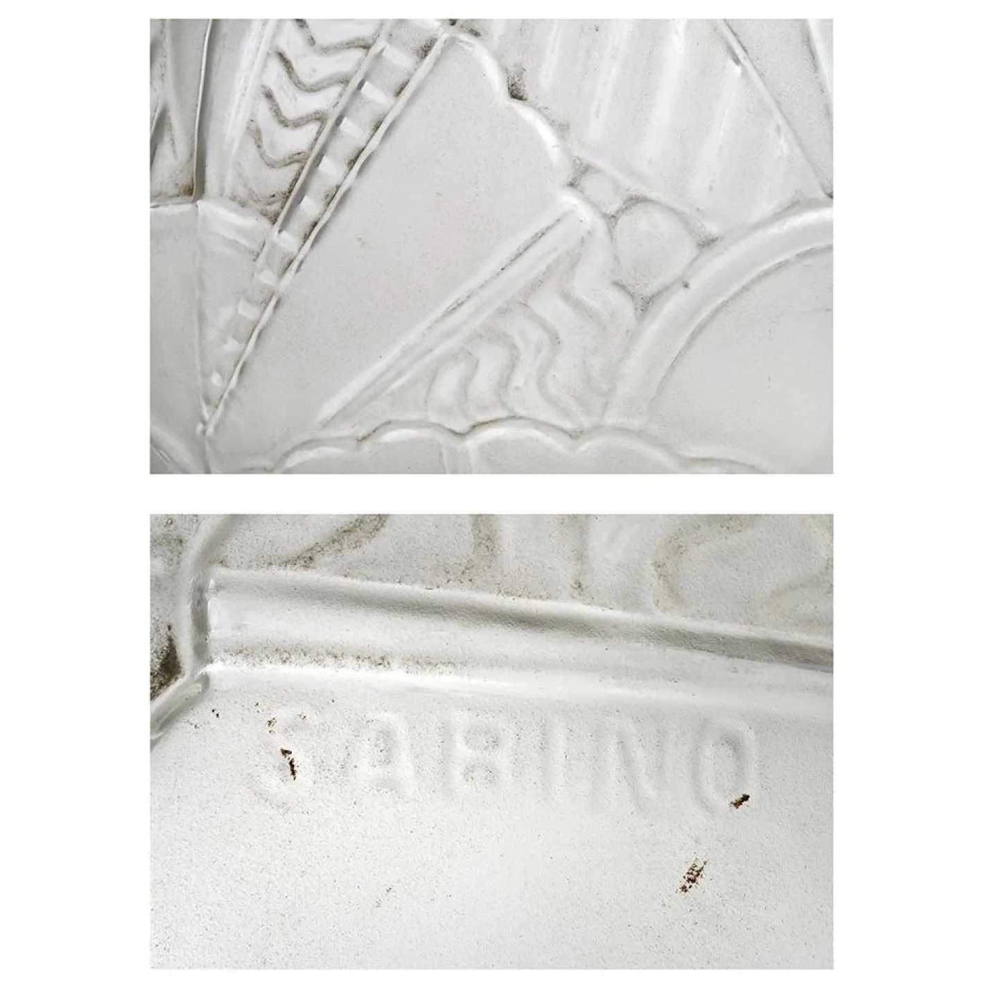 Geformte Glaskugel auf Maßgeschneiderter Leuchtsäule von Sabino