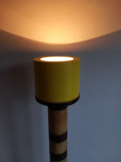 Gelbe Dorica Stehlampe von Pietro Meccani für Meccani Design