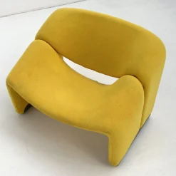 Gelber F598 Groovy Chair von Pierre Paulin für Artifort, 1970er