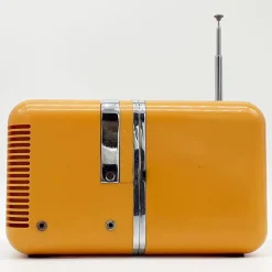 Gelbes Modell TS 502 Radio von Brionvega