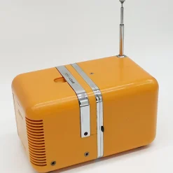 Gelbes Modell TS 502 Radio von Brionvega
