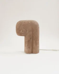 Gemelle #1 Lampe aus recyceltem Ton von Elisa Uberti