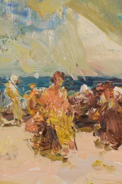 Gemälde der Strandszene von Luis Giner Bueno
