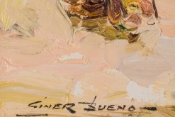 Gemälde der Strandszene von Luis Giner Bueno