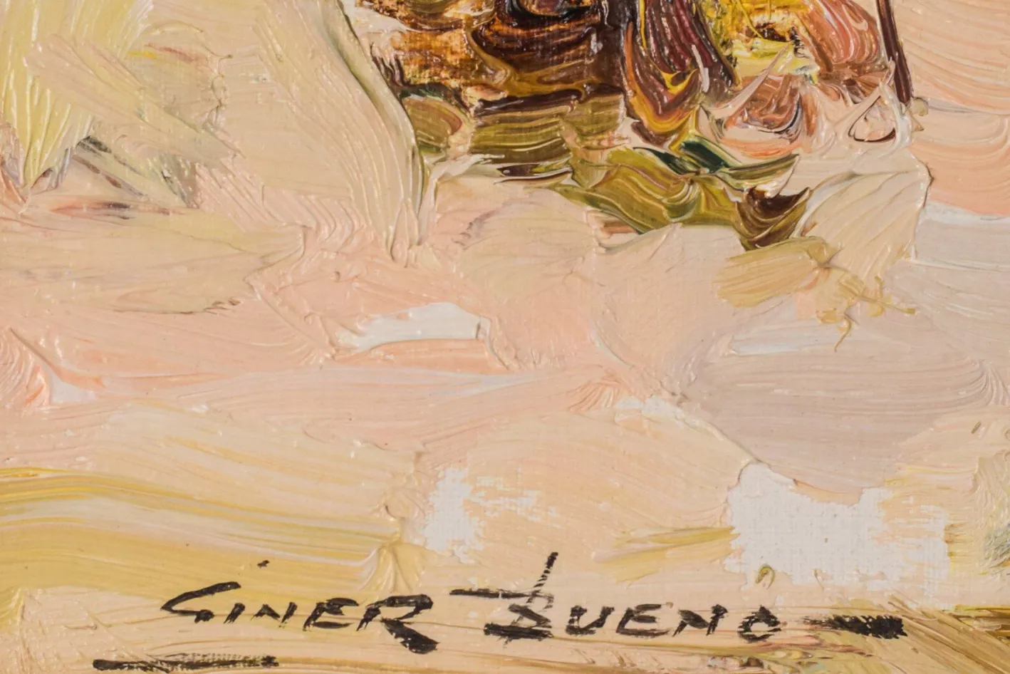 Gemälde der Strandszene von Luis Giner Bueno