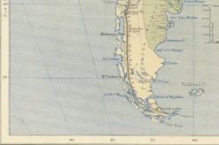 Geologische Karte der südamerikanischen Berge und Täler von AK Johnston, 1852